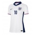 Camisa de Futebol Inglaterra Jude Bellingham #10 Equipamento Principal Mulheres Europeu 2024 Manga Curta